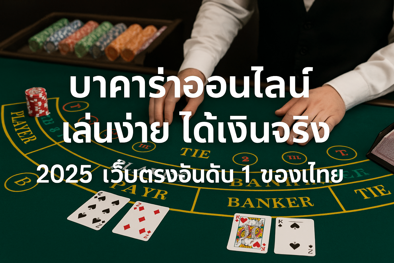 บาคาร่าออนไลน์ เล่นง่าย ได้เงินจริง 2025 เว็บตรงอันดับ 1 ของไทย
