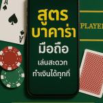 สูตรบาคาร่า มือถือ เล่นสะดวก ทำเงินได้ทุกที่ทุกเวลา