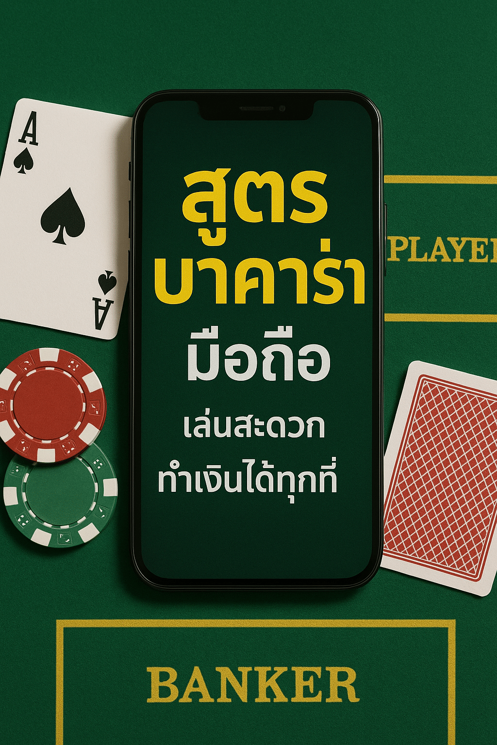 สูตรบาคาร่า มือถือ เล่นสะดวก ทำเงินได้ทุกที่ทุกเวลา